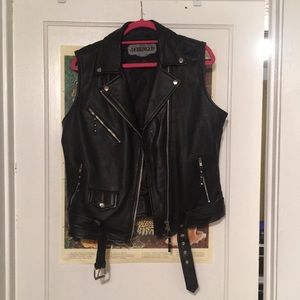 Derringer Leather Vest XL